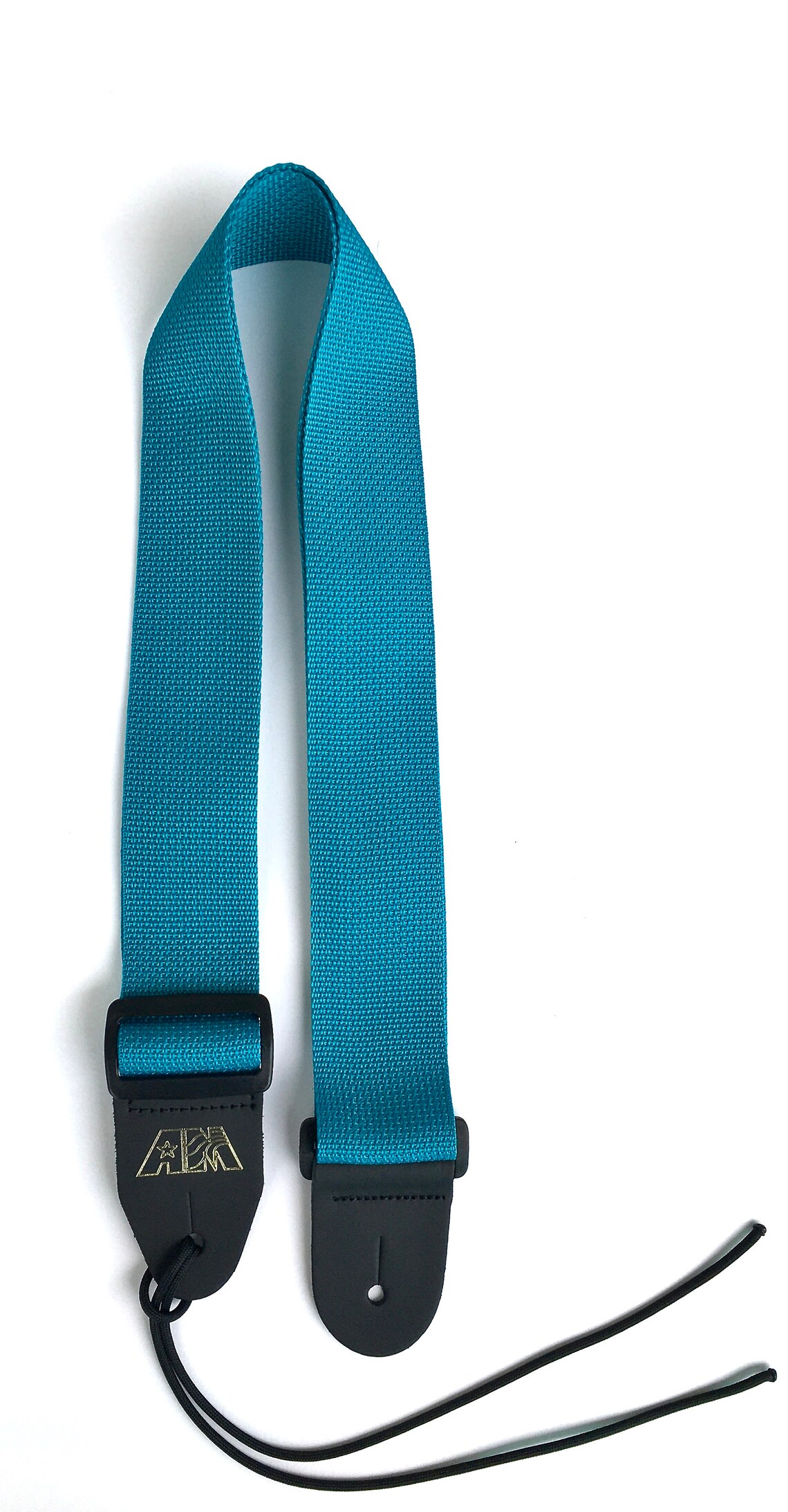Guitar Strap Teal Nylon Adjustable Acoustic Electric Bass Etsy