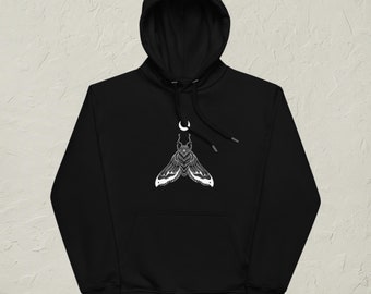 Un Moth - hoodie - celestial sweatshirt by Meg Fallin