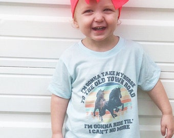 Old town road shirt, old town road t shirt, old town road kids shirt, toddler old town road shirt, baby old town road tee