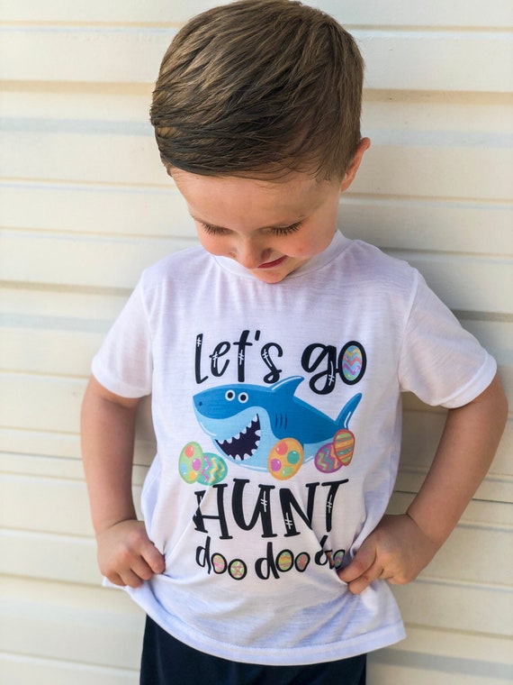 Easter Shark T Shirt For Boys And Girls On Easter Day Easter Shark T Shirt For Boys And Girls On Easter Day