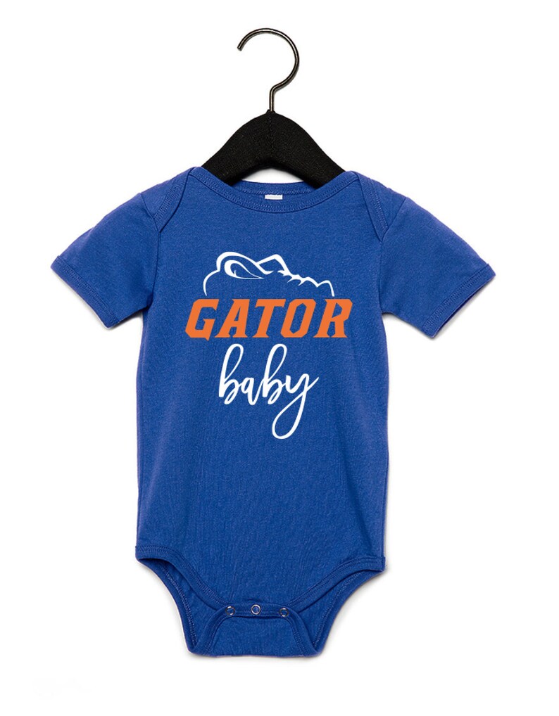 game Day gator girl bodysuit Baby Gator Gator baby shirt toddler gator shirt. Infant Florida Baby Florida Gator Baby Gator New baby