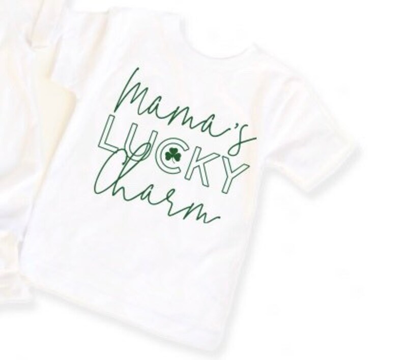 shamrock custom lucky shirt st patricks day outfit toddler baby St patricks shirt girls personalized green cute monogram