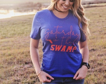 Gator Shirt, Florida Shirt ,Game Day TShirt, Gator T shirt, Gator shirts, Tailgate shirt, FL gameday shirt, college, swamp