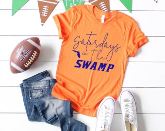 Gator Shirt, Florida Shirt ,Game Day TShirt, Gator T shirt, Gator shirts, Tailgate shirt, FL gameday shirt, college, swamp