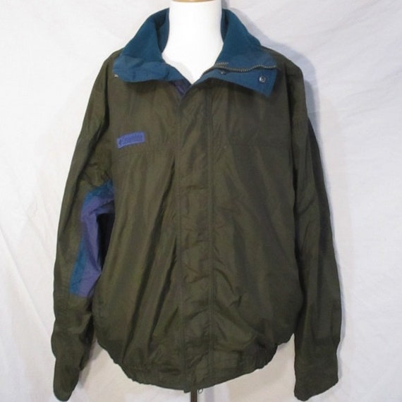 Vintage Columbia Olive Green Winter Jacket Medium - Gem