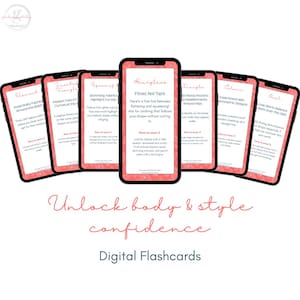 Inverted Triangle Body Shape Flashcards | Style Confidence Guide for Inverted Triangle Body Shape | Digital Download