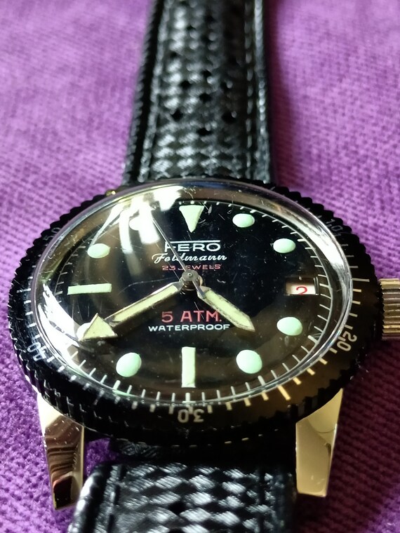 Ultra Rare Swiss Switzerland Made Watch Fero Feldmann 1960