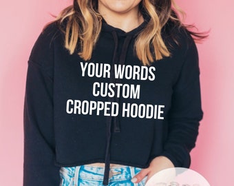 cute crop top hoodie outfits