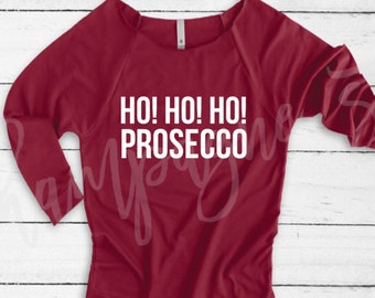 Prosecco Ho Ho Ho Etsy