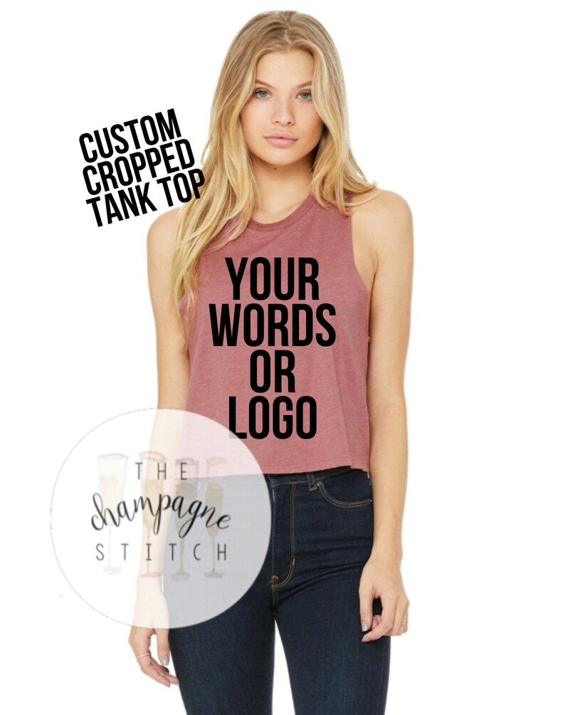 etsy custom crop top