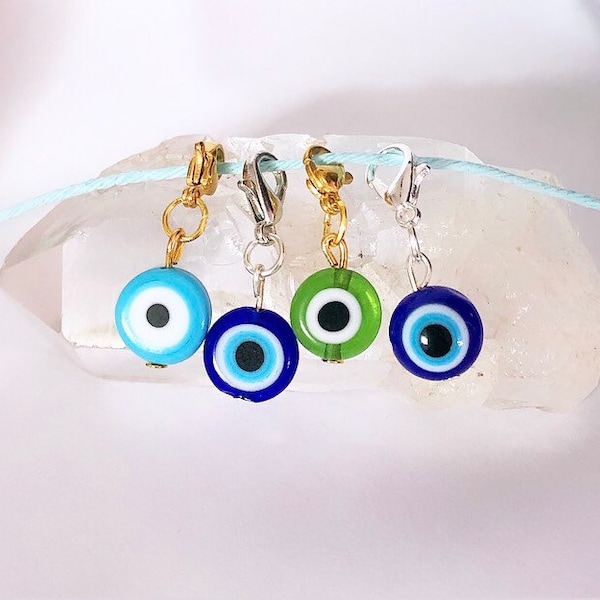 Evil Eye Charm Clip