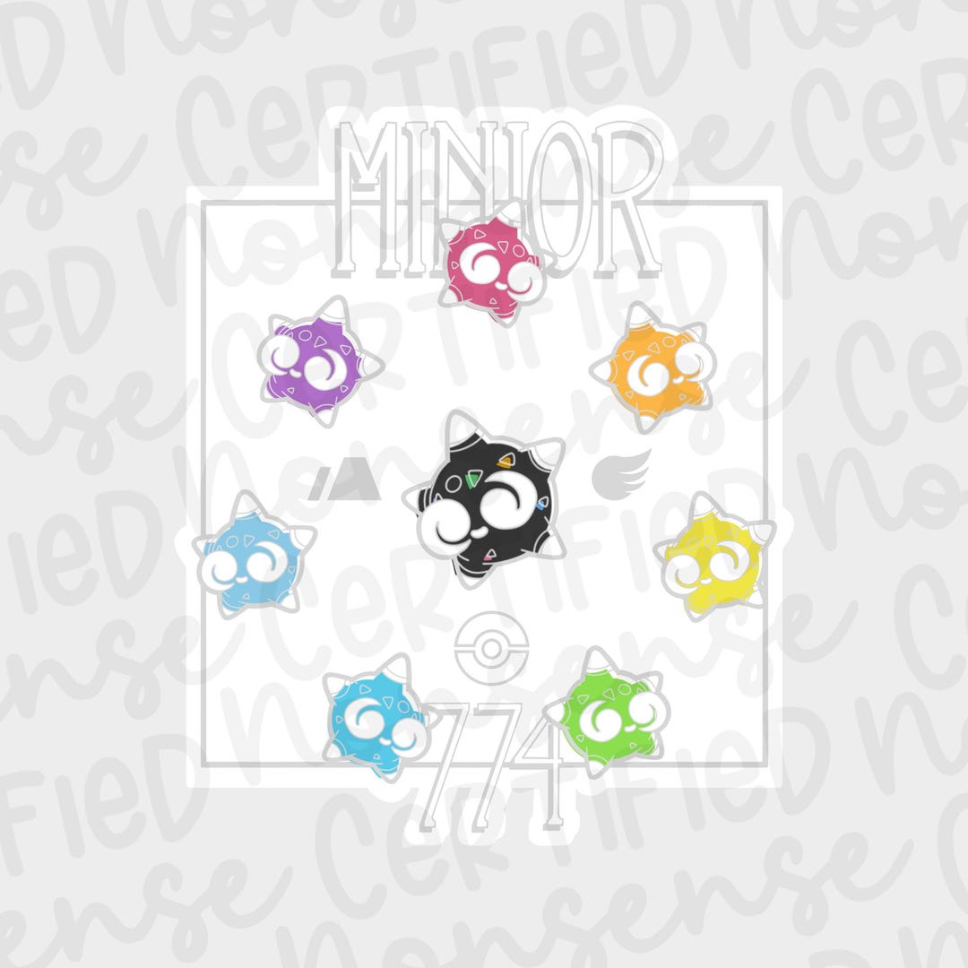 Minior Inspired Vinyl Sticker - Etsy