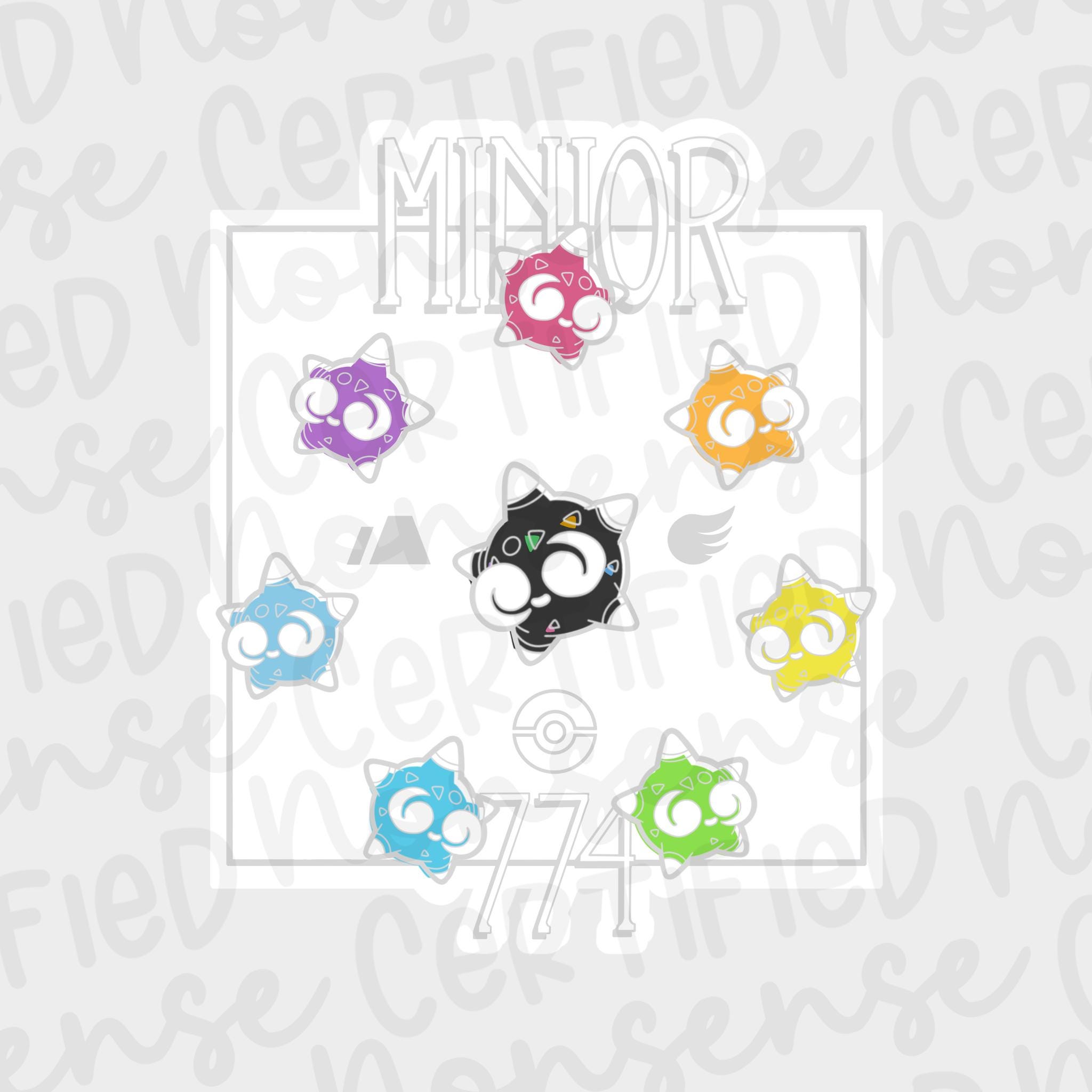 Mini Minor Stickers Minior Inspired Vinyl Sticker - Etsy