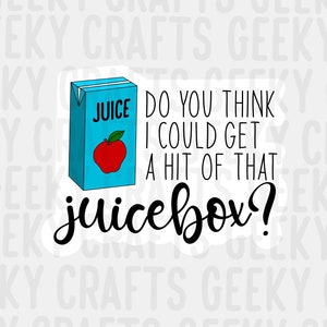 Juice Box Arrested Development Inspired Vinyl Sticker