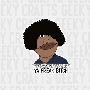 Franklin Delano Bluth County Club Arrested Development Inspired Sticker