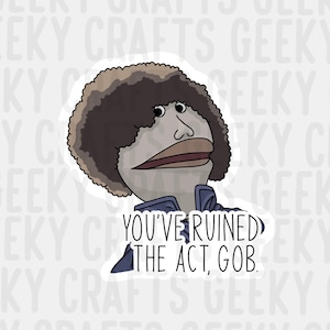 GOB Inspired Franklin Arrested Development Vinyl Sticker