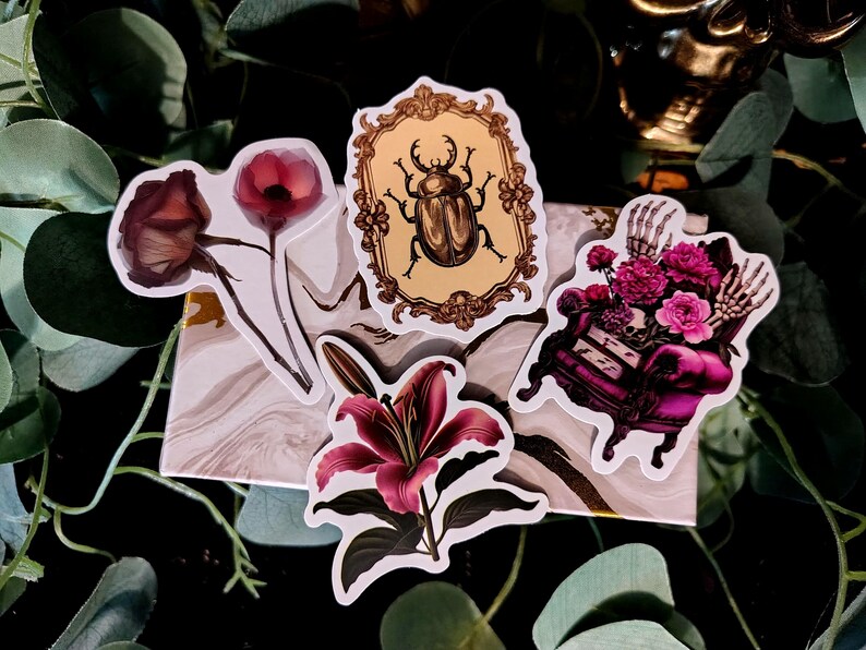 Floavour Poster Sticker Flor Sticker Pack!(4+bonus) - Etsy