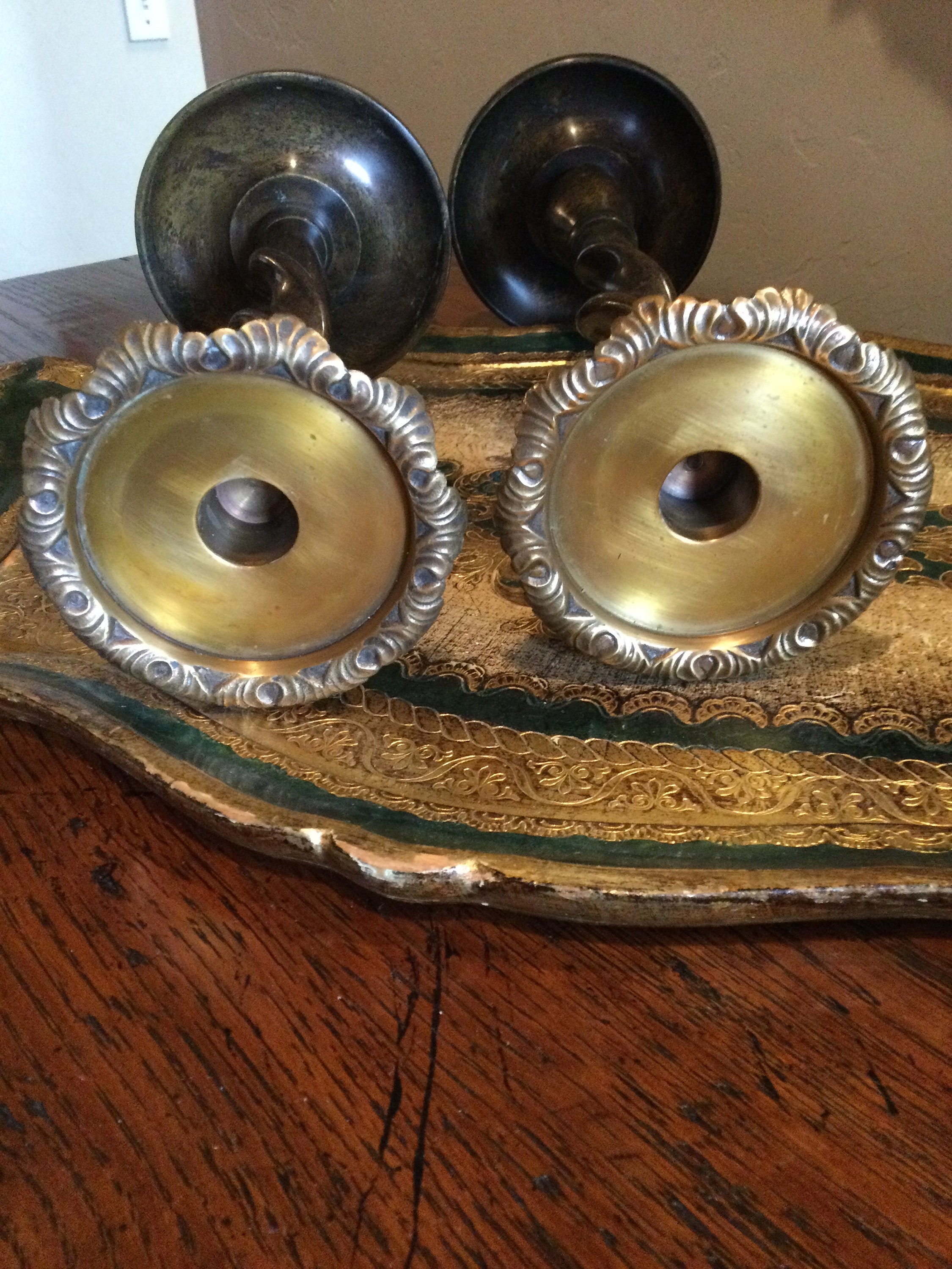 Südliche lebende Gerste Twist Kerzenständer Paar | Etsy