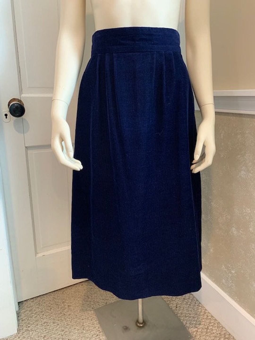 Classic Appliqué Skirt-Blue Whale main image 1