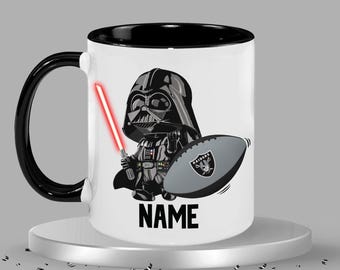 Personalized Darth Vader coffee mug - Raider theme