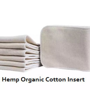Inserts de couches en tissu, insert en microfibre, insert en mélange de bambou, insert en coton biologique de chanvre, tampon de couche en tissu Hemp/Organic Cotton
