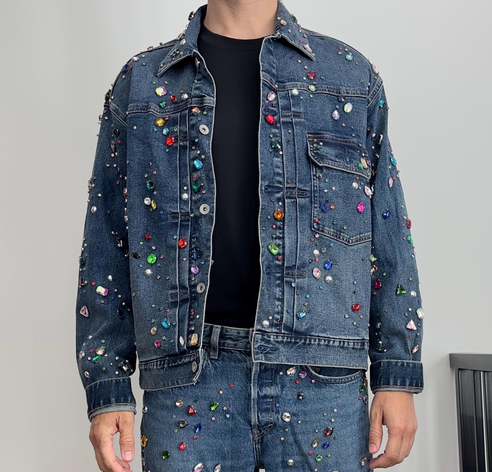 Gabbana Denim Jacket - Etsy