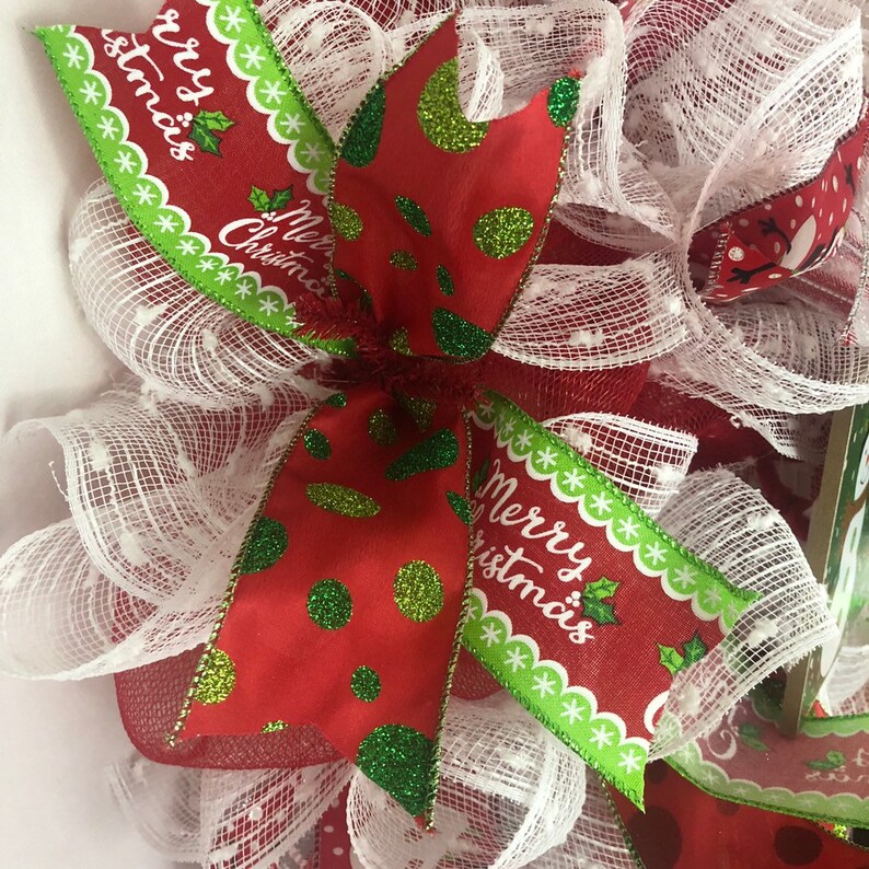 Christmas wreath-Christmas front door wreath-Holiday wreath-Christmas Decor