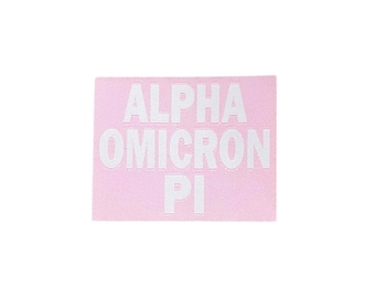 Woven Sorority Patches - Peel and Stick - Set of 3