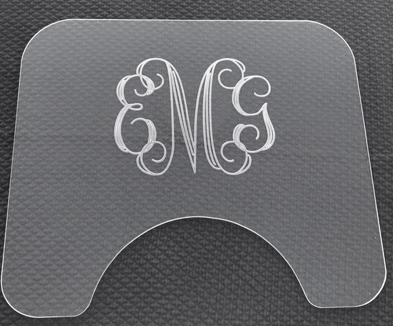 Personalized Acrylic Lap Desk, Monogrammed Study Board, Dorm Decor