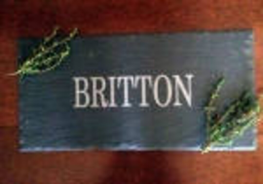Name Slate Server-three Sizes, Personalized Slate Cheese Board ...