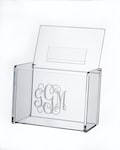 Engraved Acrylic Recipe Box: Personalized Recipe Holder