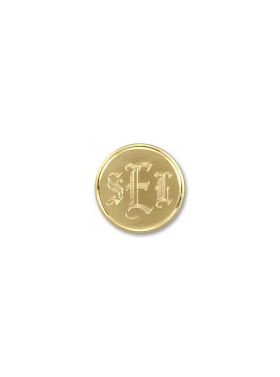 monogrammed blazer buttons