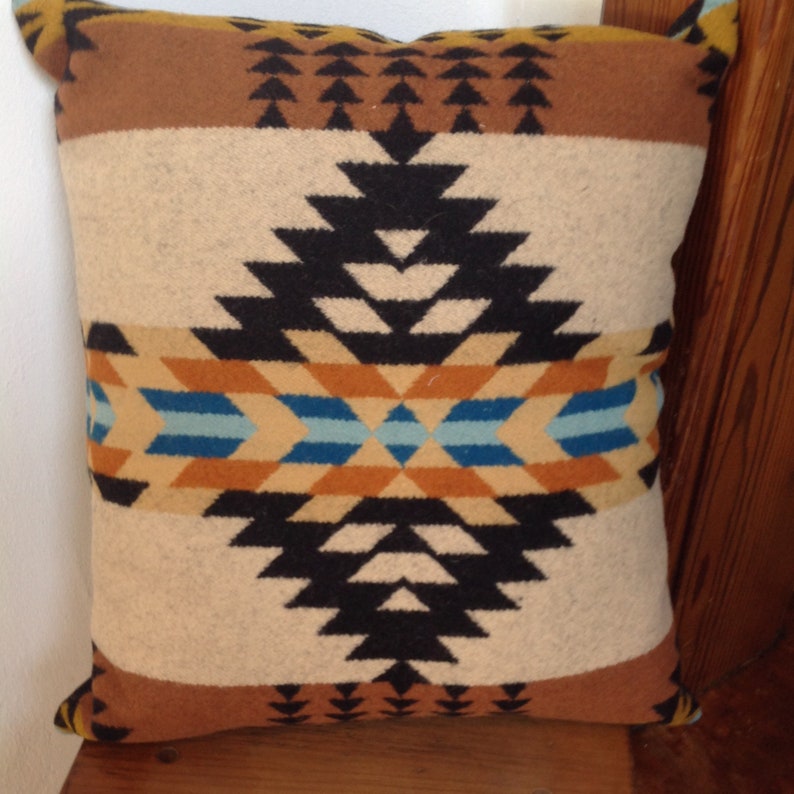 Throw Pillow Pendleton Wool 16 x 14 Rancho Etsy
