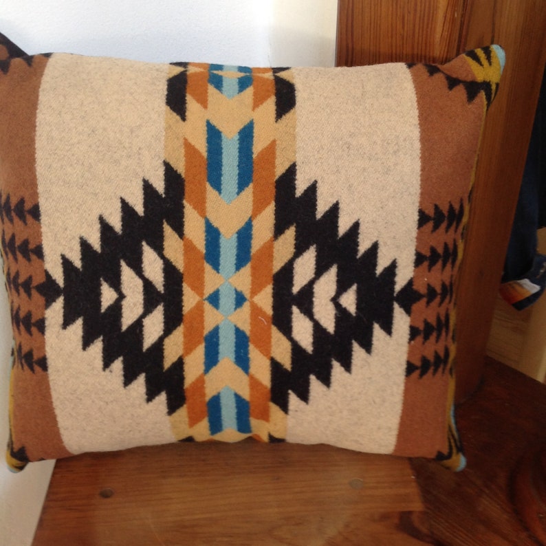 Throw Pillow Pendleton Wool 16 x 14 Rancho Etsy