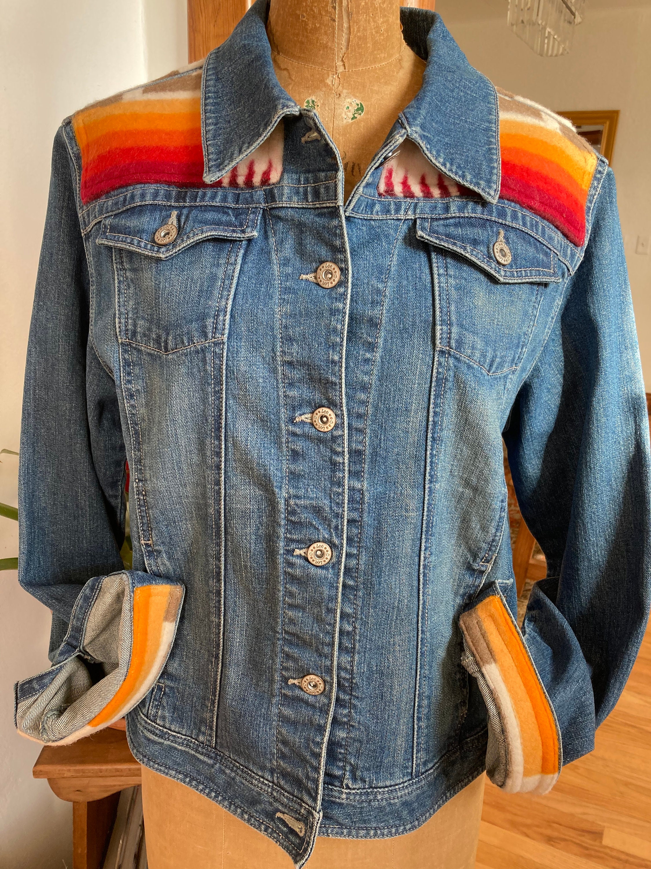 Womens Vintage Lee Denim Jacket 