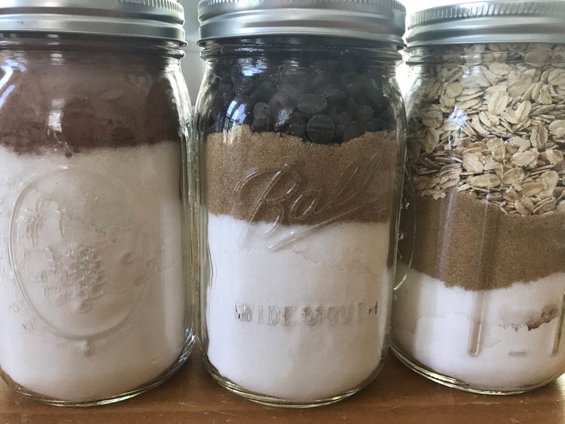Custom Bridal Themed Mason Jar Cookie Mix Bridal Shower Favor/gift