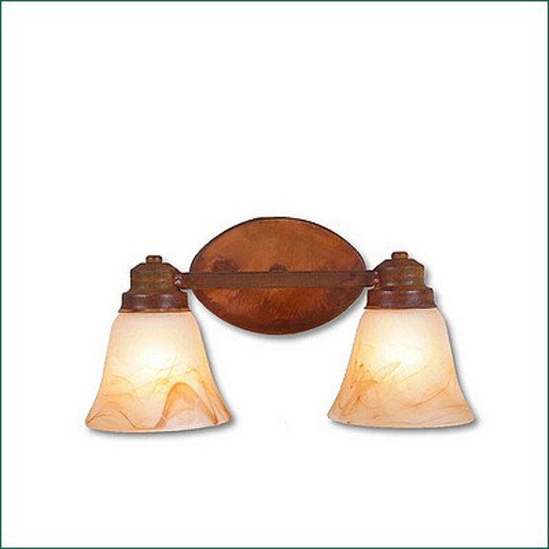 Bathroom Light Log Cabin Unique Handmade in USA Lakeshire Etsy