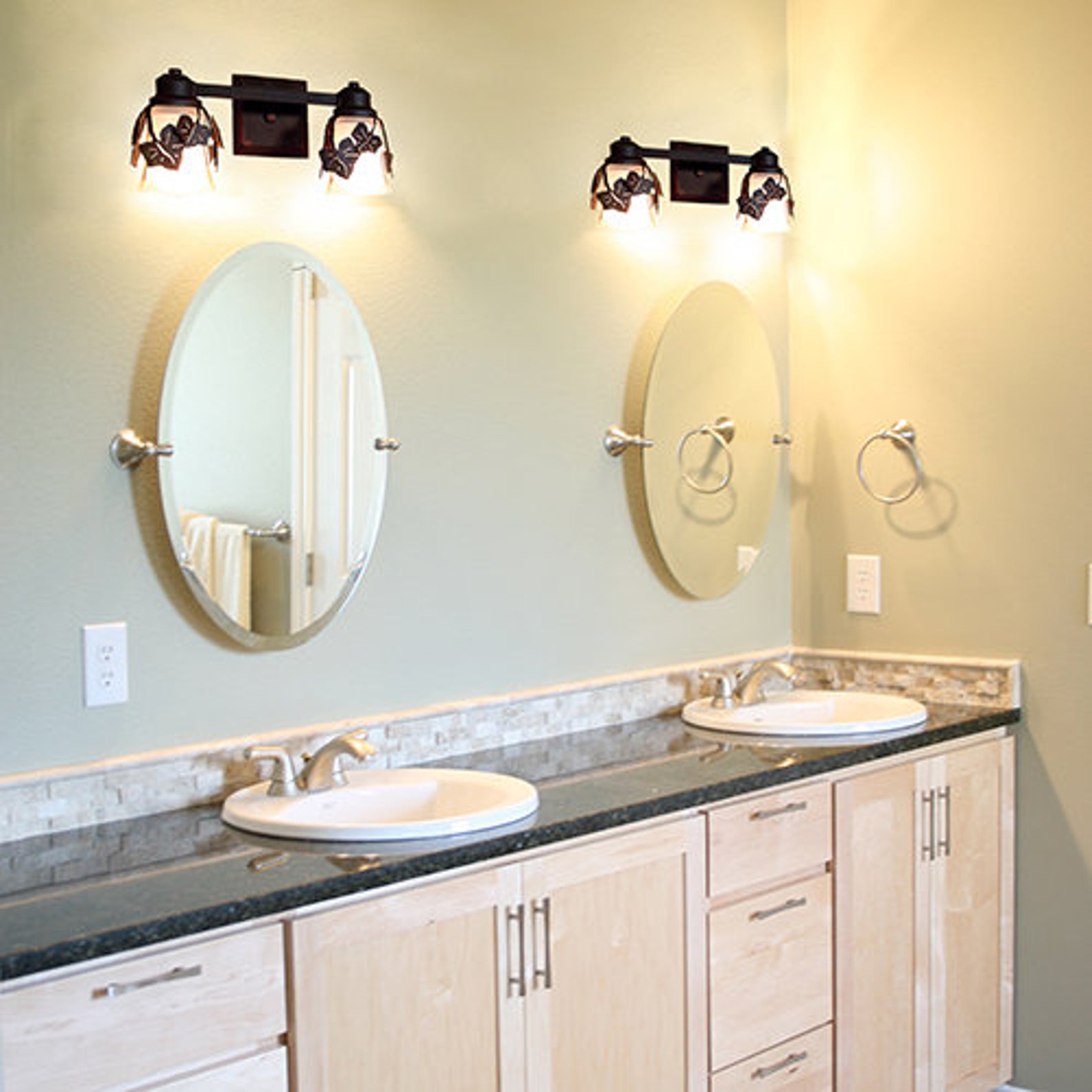 Farmhouse Bathroom Vanity Lights Rustic Made in USA Etsy