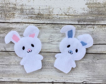 Bunny Rabbit Animal Finger Puppets Pretend Play Imaginative Play Children's Toys Kids