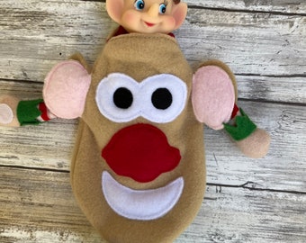 Potato Head Elf Costume Christmas Easy Holiday Elf Clothing Props