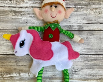 Disfraz de unicornio para Navidad, fácil, festivo, elfo, ropa, accesorios, divertido