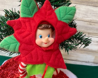 Ideas Christmas Tree Elf Costume For Elf On The Shelf Poinsettia