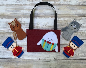 Humpty Dumpty Finger Puppets Pretend Play Juguetes de juego imaginativo Finger Play Nursery Rhyme