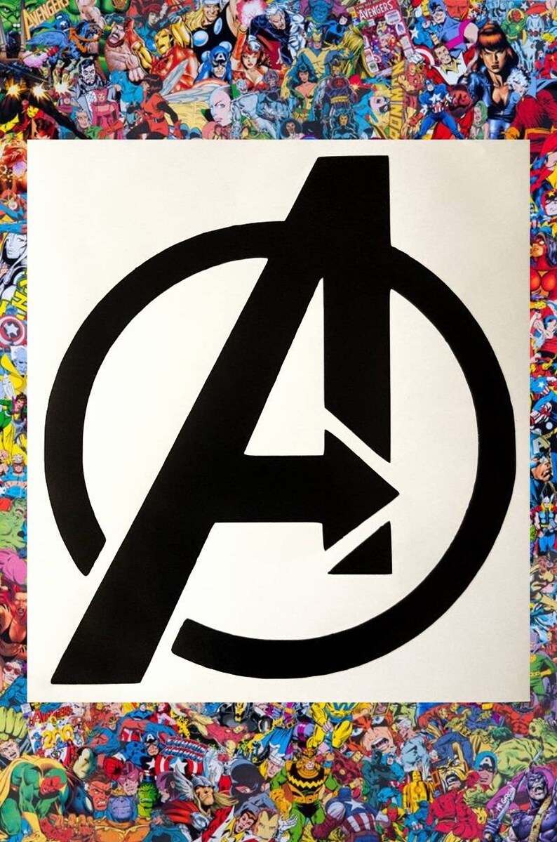 Avengers Car Decal Avengers Decal Disney Car Decal Disney | Etsy