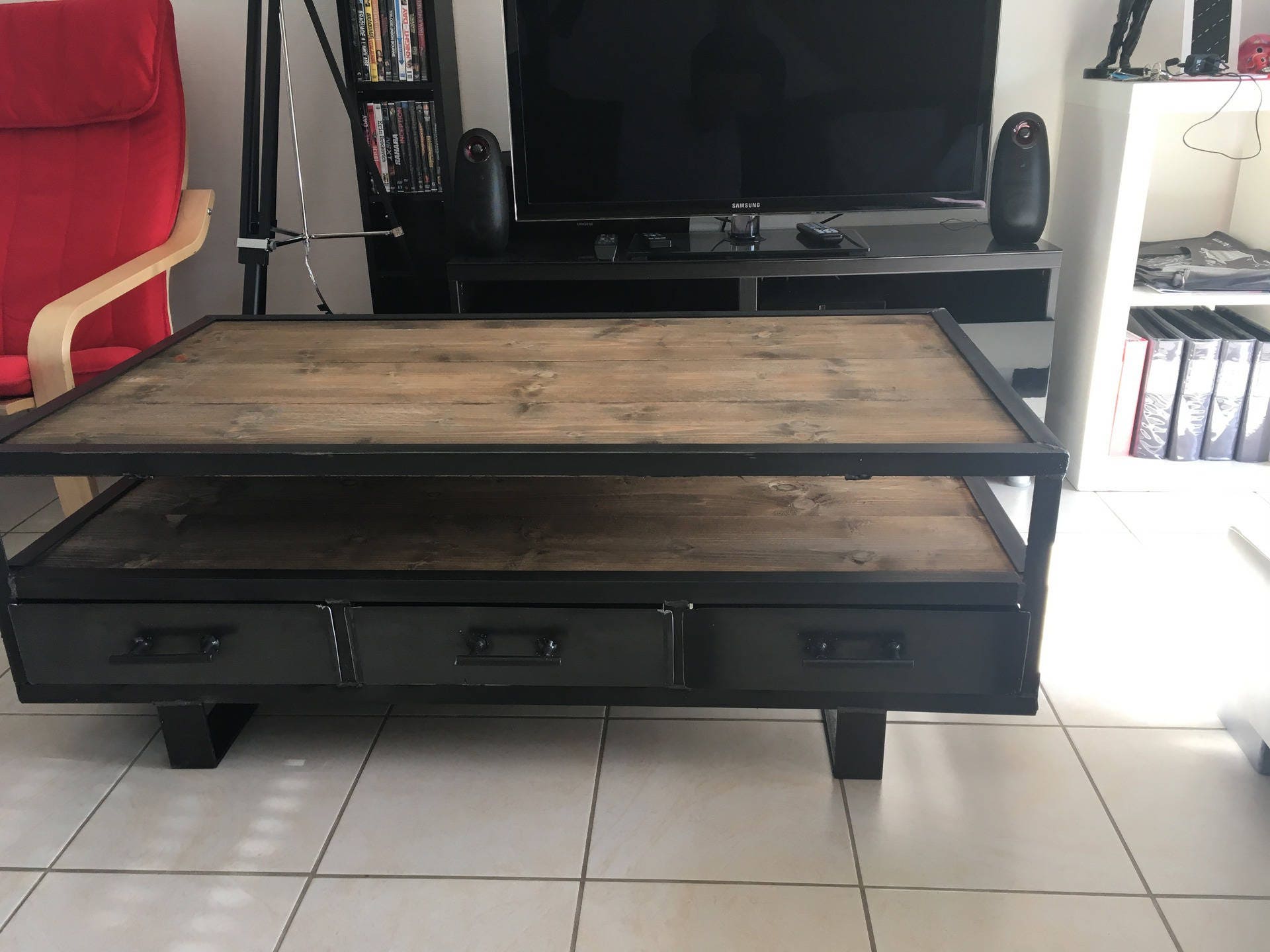 Meuble Industriel Table Basse