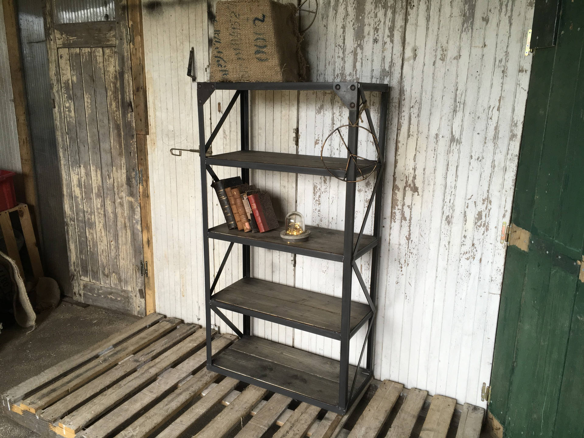 Bibliothèque Étagères , Meuble de Style Industriel