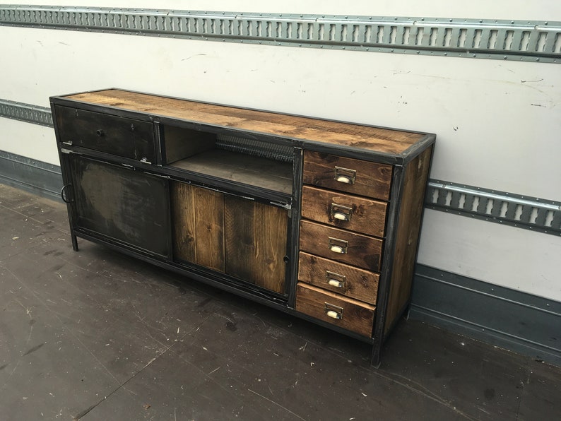 Buffet acier et bois référence 06 | Etsy