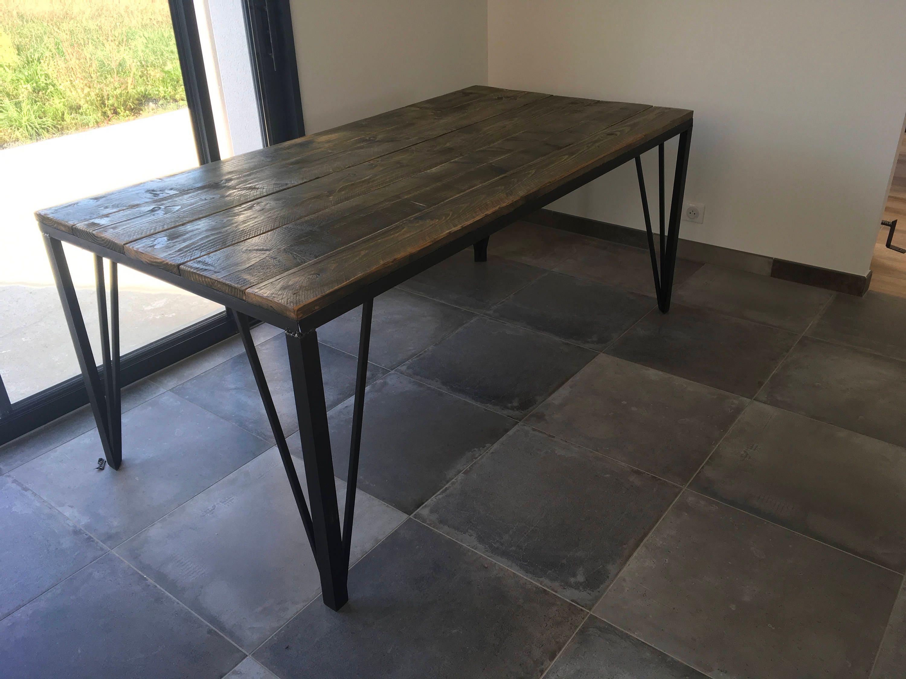 Meuble Table Industriel Ref Mickaëla