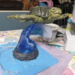 Turtle wave lamp