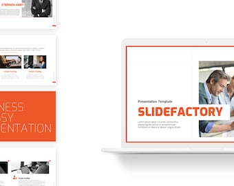 Plantilla elegante para presentaciones de PowerPoint: más de 80 diapositivas para negocios